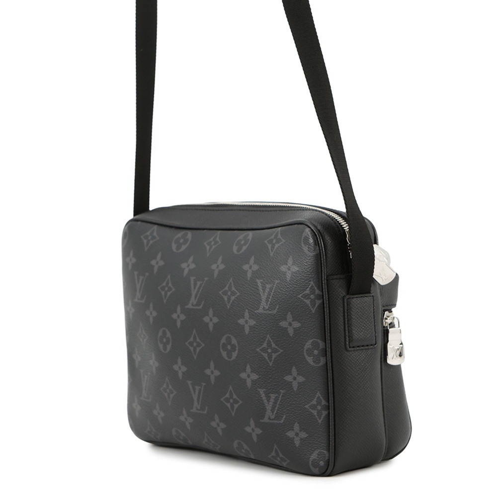 Louis Vuitton Taiga Monogram Eclipse Outdoor PM Shoulder Bag M30233, Black - Picture 2 of 10